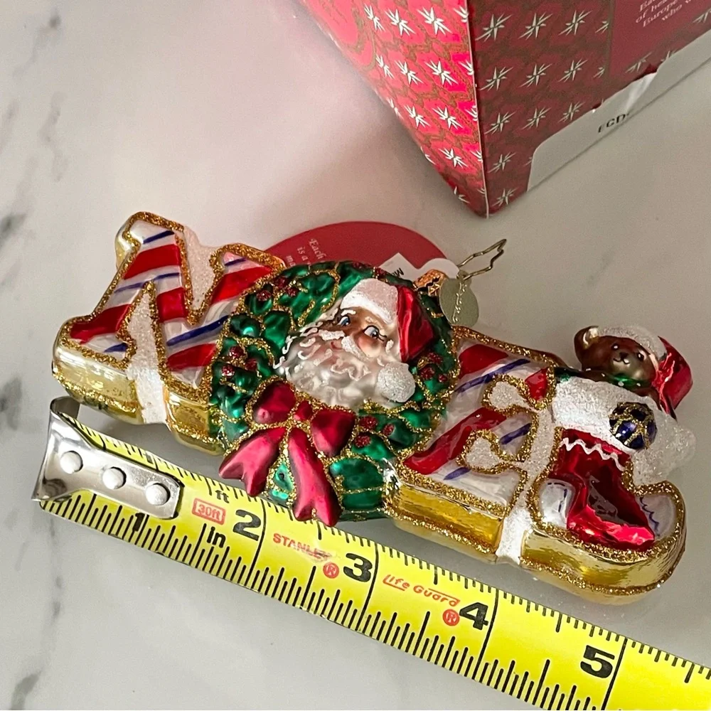 Christmas Traditions Noel Ornament by Christopher Radko